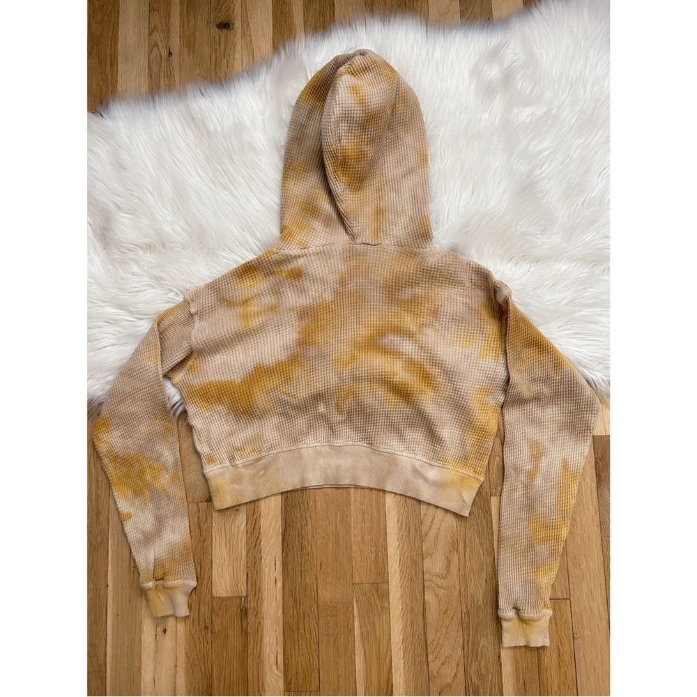 Wild Fable Waffle Knit Garment Dye Cropped Hoodie - Picture 6 of 16